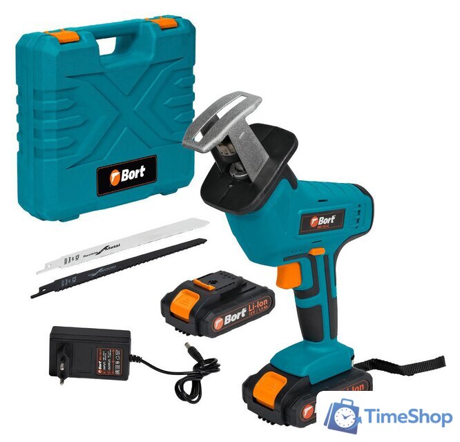 Сабельная пила Bort BRS-12LI-G 93410167 (с 2-мя АКБ, кейс) - Изображение №1 — Интернет-магазин Time-Shop