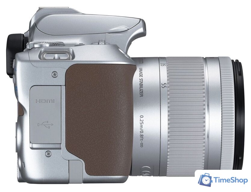 Зеркальный фотоаппарат Canon EOS 250D Kit 18-55 IS STM (серебристый) - Изображение №7 — Интернет-магазин Time-Shop