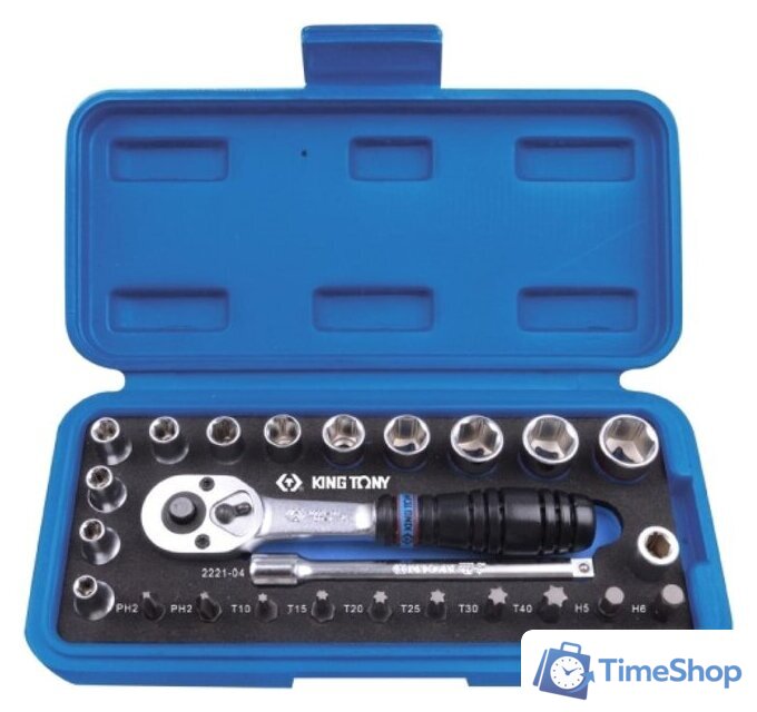 Универсальный набор инструментов King Tony 2525MRE (25 предметов) - Изображение №1 — Интернет-магазин Time-Shop