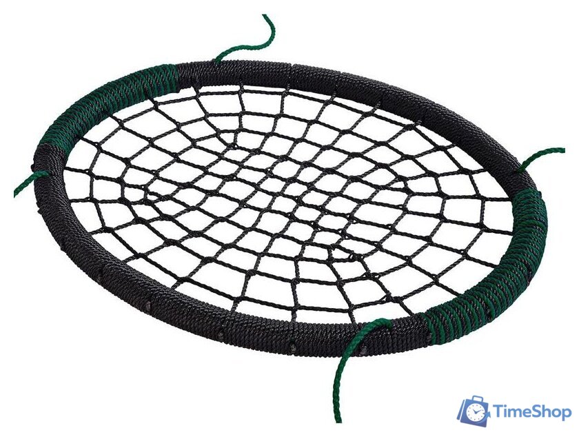Подвесные качели KBT Oval 188.001.002.001 (черный/зеленый) - Изображение №1 — Интернет-магазин Time-Shop
