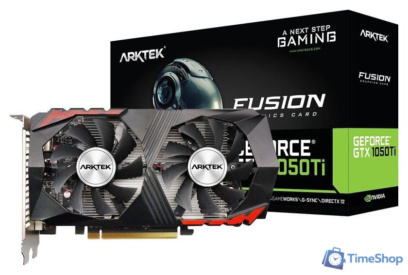 Видеокарта Arktek Geforce GTX 1050 Ti 4GB GDDR5 AKN1050TiD5S4GH1 - Изображение №5 — Интернет-магазин Time-Shop