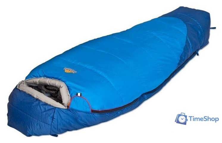 Спальный мешок AlexikA Mountain Compact (левая молния синий) - Изображение №2 — Интернет-магазин Time-Shop