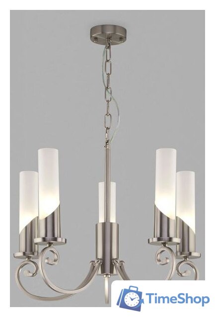 Подвесная люстра Евросвет Banci 60117/5 (никель) - Изображение №1 — Интернет-магазин Time-Shop