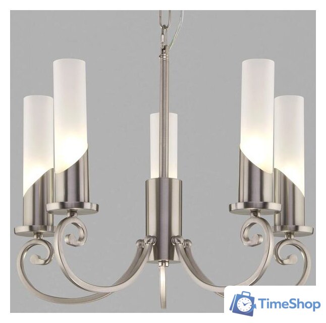 Подвесная люстра Евросвет Banci 60117/5 (никель) - Изображение №2 — Интернет-магазин Time-Shop