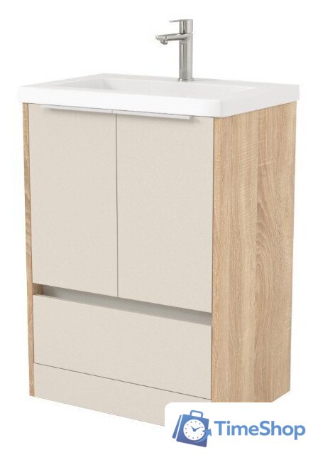  Дабер Тумба под умывальник 017 Тобага/Эридан/Артвин 60 Т17.6Т.0.18Б (бежевый/дуб бардолино/белый) - Изображение №1 — Интернет-магазин Time-Shop