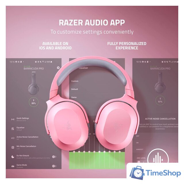 Наушники Razer Barracuda X 2022 (розовый) - Изображение №6 — Интернет-магазин Time-Shop