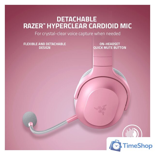 Наушники Razer Barracuda X 2022 (розовый) - Изображение №5 — Интернет-магазин Time-Shop