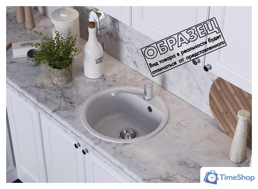 Кухонная мойка Polygran Bond 480 (платина) - Изображение №2 — Интернет-магазин Time-Shop