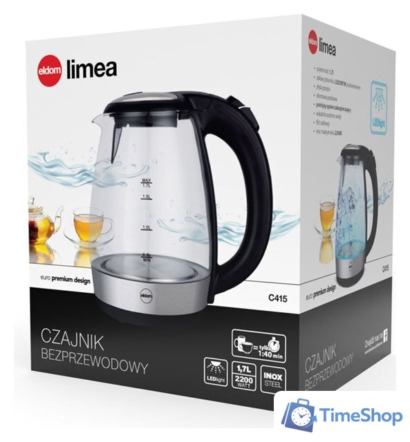 Электрический чайник Eldom C415 - Изображение №10 — Интернет-магазин Time-Shop