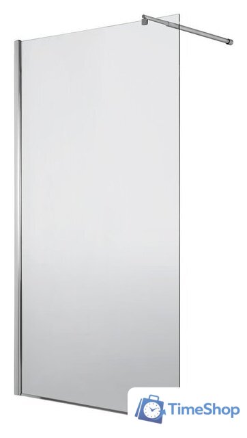 Душевая стенка Deante Abelia 90 KTA 039P (хром/прозрачное) - Изображение №1 — Интернет-магазин Time-Shop