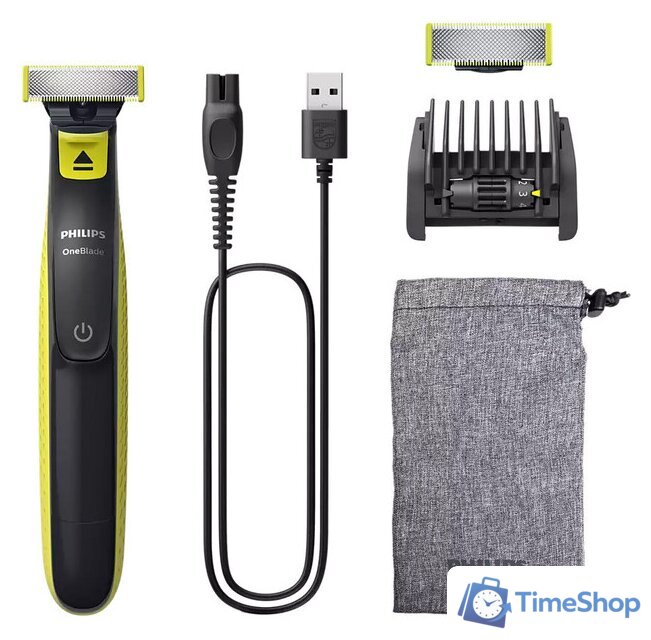 Триммер для бороды и усов Philips OneBlade Face QP2724/30 - Изображение №1 — Интернет-магазин Time-Shop
