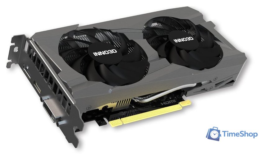 Видеокарта Inno3D GeForce RTX 3050 Twin X2 N30502-08D6-1711VA41 - Изображение №1 — Интернет-магазин Time-Shop