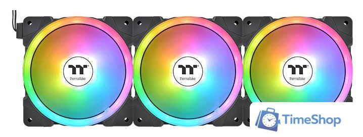 Комплект вентиляторов для корпуса Thermaltake Swafan EX12 ARGB TT Premium Edition 3-Fan Pack CL-F167-PL12SW-A - Изображение №1 — Интернет-магазин Time-Shop
