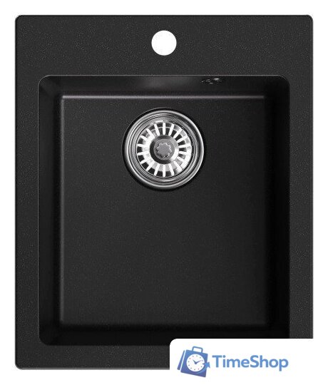 Кухонная мойка Mixline ML-GM14 551910 (ультра-черный) - Изображение №1 — Интернет-магазин Time-Shop
