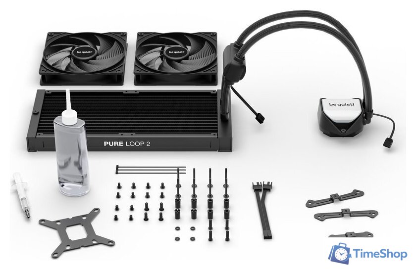 Система жидкостного охлаждения для процессора be quiet! Pure Loop 2 280mm BW018 - Изображение №6 — Интернет-магазин Time-Shop