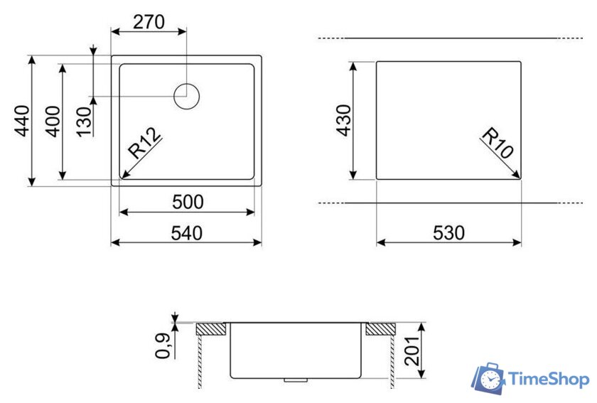 Кухонная мойка Smeg VR12S50 - Изображение №5 — Интернет-магазин Time-Shop