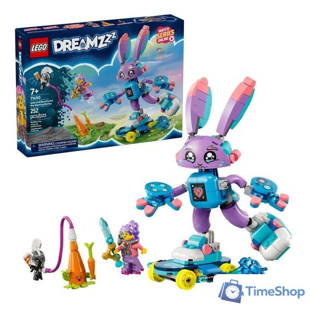 Конструктор LEGO DREAMZzz Иззи и игровой кролик Банчурро 71490 - Изображение №3 — Интернет-магазин Time-Shop