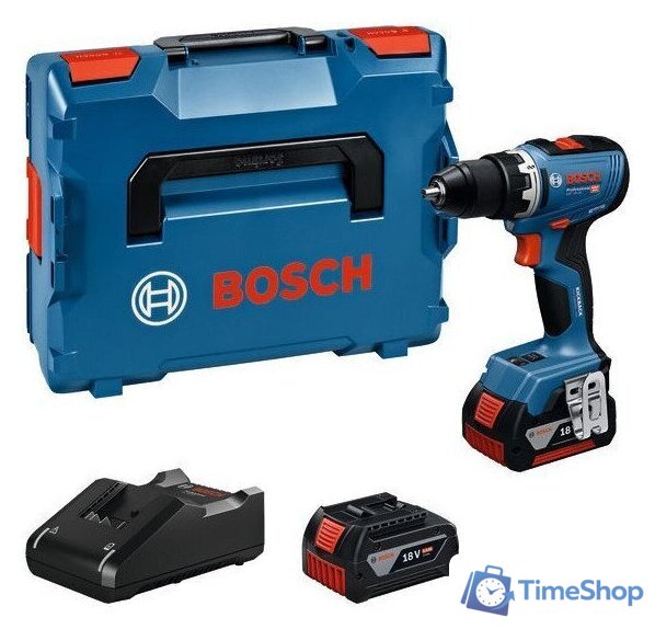 Дрель-шуруповерт Bosch GSR 18V-65 06019N3203 (с 2-мя АКБ, кейс) - Изображение №1 — Интернет-магазин Time-Shop