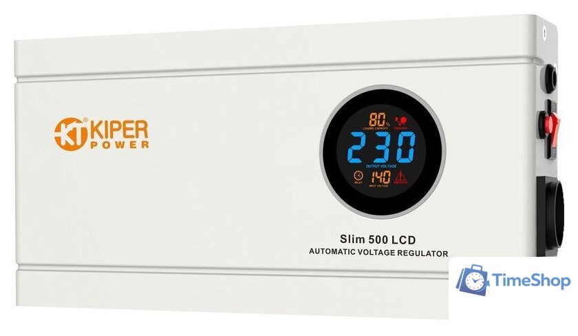 Стабилизатор напряжения Kiper Power Slim 500 LCD - Изображение №1 — Интернет-магазин Time-Shop