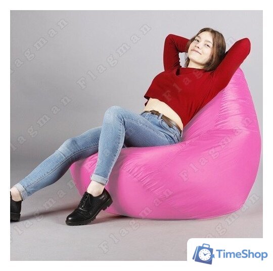 Кресло-мешок Flagman Груша Макси Г2.2-07 (светло-розовый) - Изображение №13 — Интернет-магазин Time-Shop