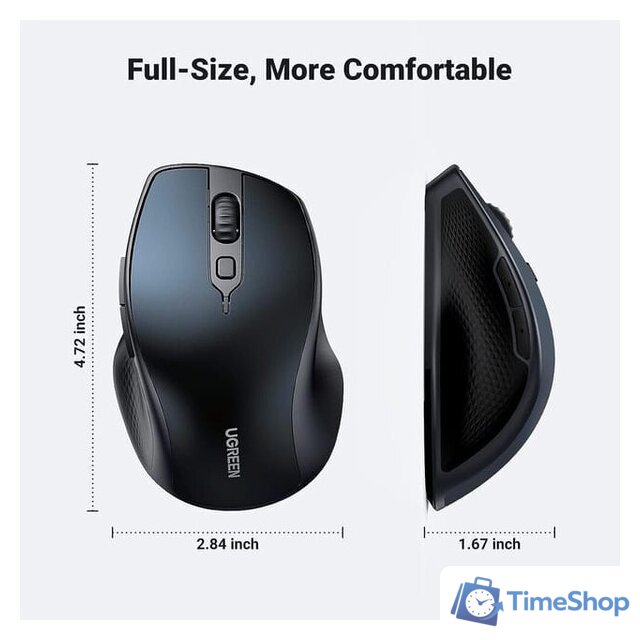 Мышь Ugreen MU101 15807 - Изображение №3 — Интернет-магазин Time-Shop