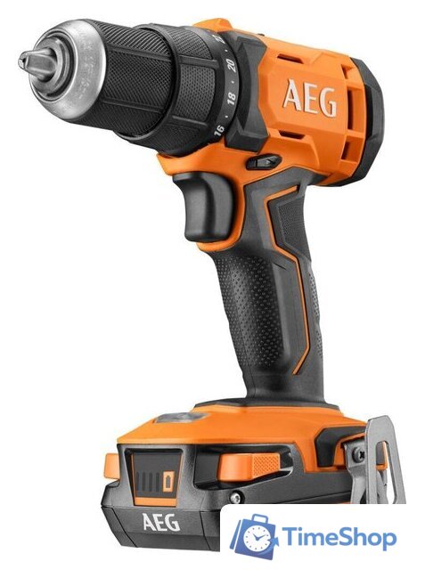 Дрель-шуруповерт AEG Powertools BS18G4-201C 4935499174 (с 1-им АКБ) - Изображение №1 — Интернет-магазин Time-Shop