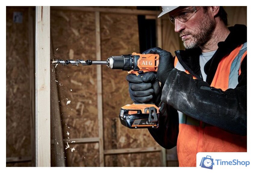 Дрель-шуруповерт AEG Powertools BS18G4-201C 4935499174 (с 1-им АКБ) - Изображение №4 — Интернет-магазин Time-Shop