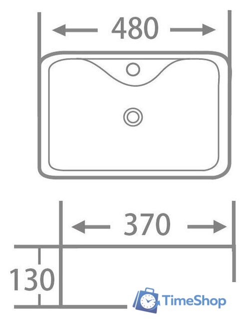 Умывальник Roxen Lex 570185 - Изображение №8 — Интернет-магазин Time-Shop