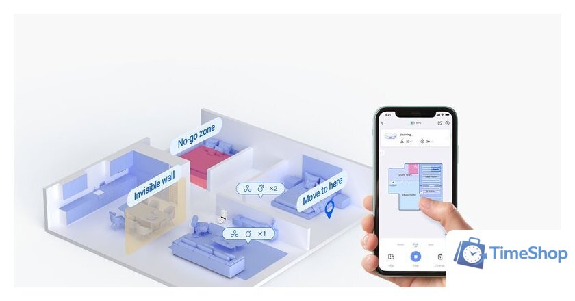 Робот-пылесос Ezviz RE5 Plus - Изображение №2 — Интернет-магазин Time-Shop