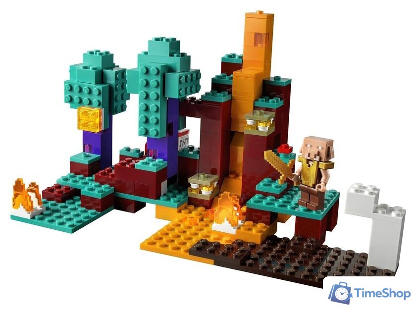 Конструктор LEGO Minecraft 21168 Искаженный лес - Изображение №5 — Интернет-магазин Time-Shop