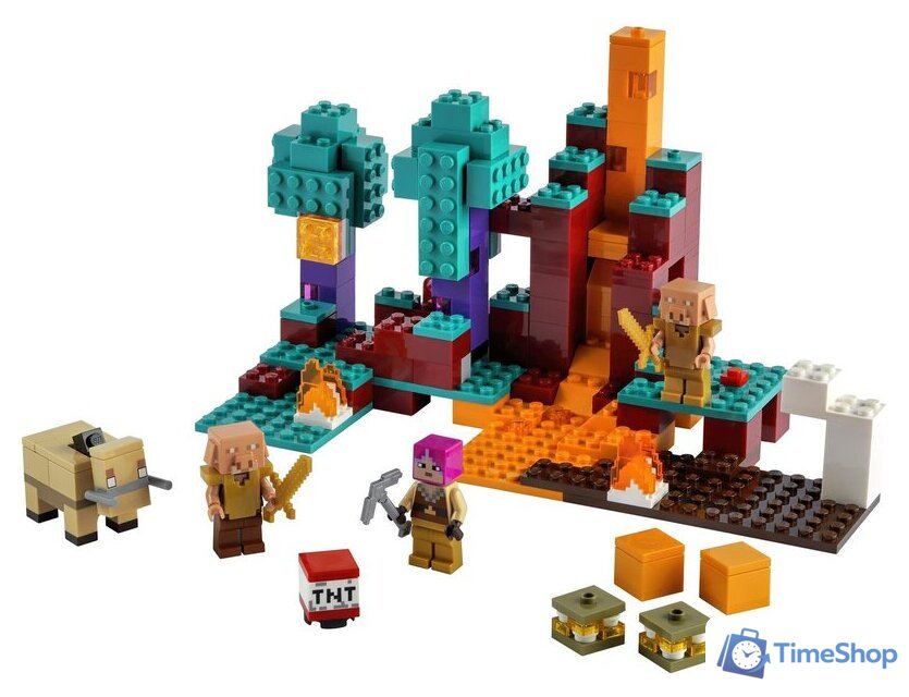 Конструктор LEGO Minecraft 21168 Искаженный лес - Изображение №3 — Интернет-магазин Time-Shop