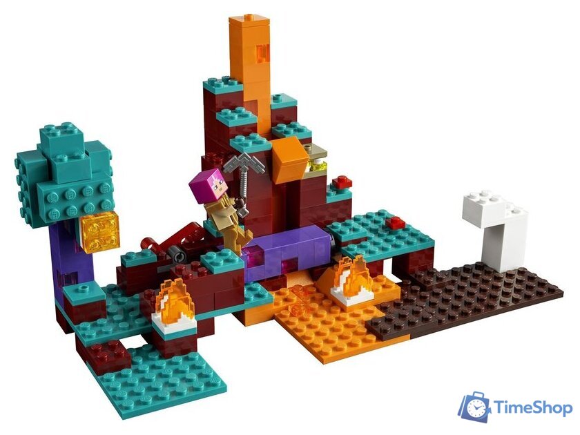 Конструктор LEGO Minecraft 21168 Искаженный лес - Изображение №4 — Интернет-магазин Time-Shop
