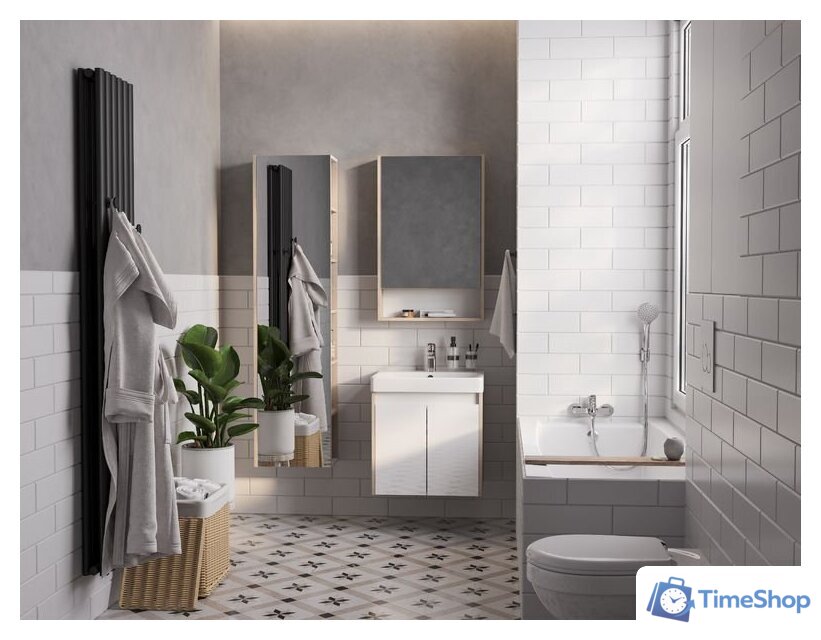  Акватон Тумба с умывальником Сканди Doors 55 1A2788K0SDB20 (белый/дуб верона) - Изображение №9 — Интернет-магазин Time-Shop