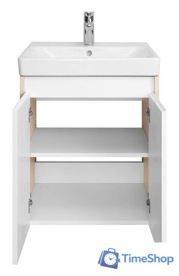  Акватон Тумба с умывальником Сканди Doors 55 1A2788K0SDB20 (белый/дуб верона) - Изображение №4 — Интернет-магазин Time-Shop