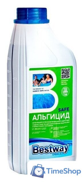 Химия для бассейна Bestway Альгицид Safe непенящийся ASP1LBW (1кг) - Изображение №1 — Интернет-магазин Time-Shop