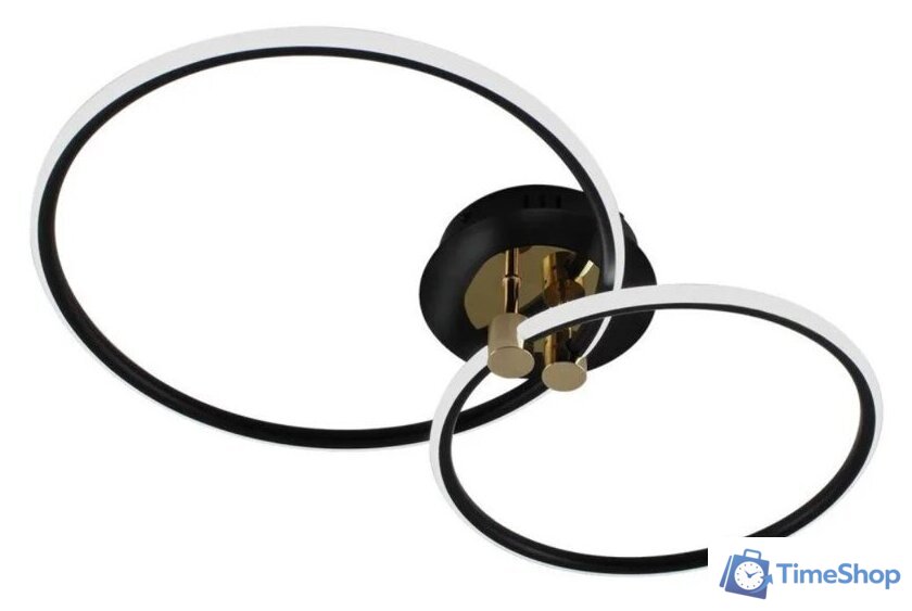 Припотолочная люстра Estares Lune 50W 2R-APP-615x360x110-BLACK/GOLD/WHITE-220-IP20 - Изображение №1 — Интернет-магазин Time-Shop