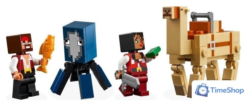 Конструктор LEGO Minecraft 21259 Путешествие на пиратском корабле - Изображение №4 — Интернет-магазин Time-Shop