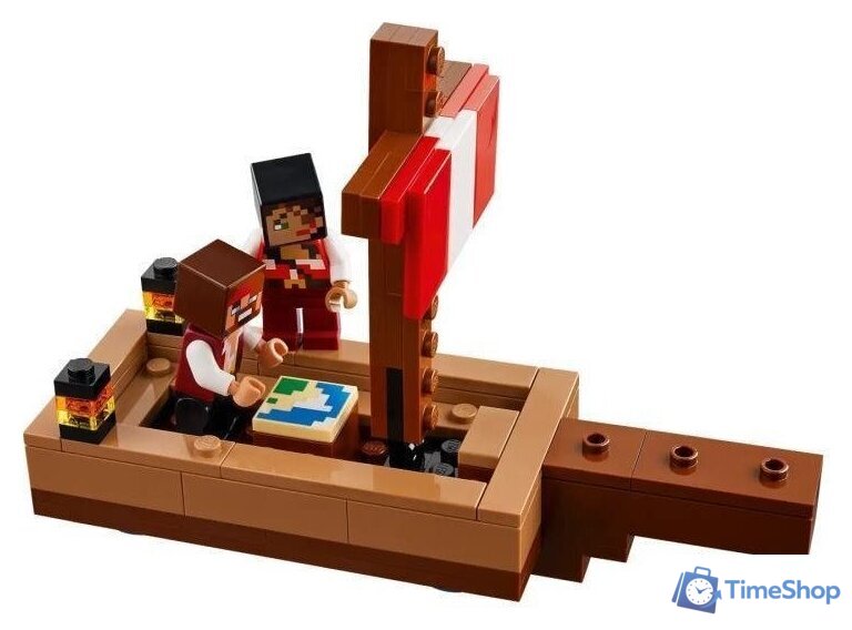 Конструктор LEGO Minecraft 21259 Путешествие на пиратском корабле - Изображение №3 — Интернет-магазин Time-Shop