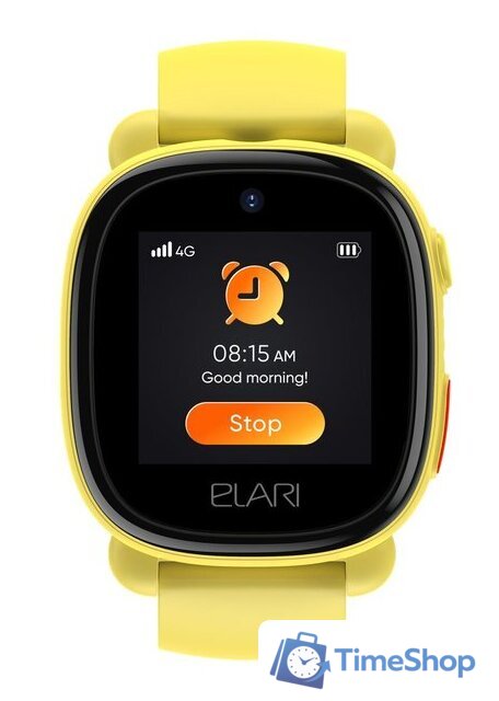 Детские умные часы Elari KidPhone 4G Lite (желтый) - Изображение №2 — Интернет-магазин Time-Shop