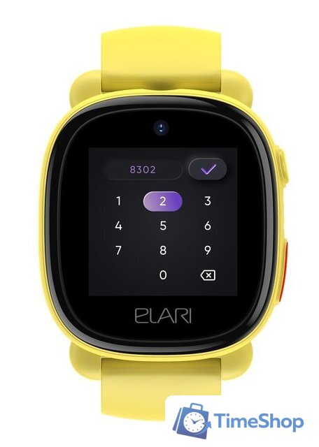 Детские умные часы Elari KidPhone 4G Lite (желтый) - Изображение №3 — Интернет-магазин Time-Shop