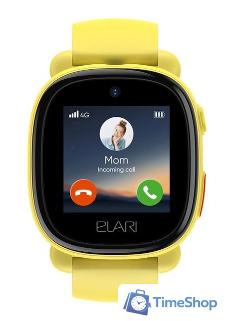 Детские умные часы Elari KidPhone 4G Lite (желтый) - Изображение №10 — Интернет-магазин Time-Shop