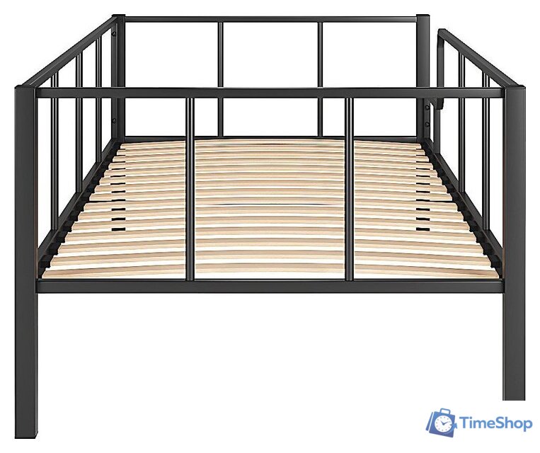 Двухъярусная кровать Князев Мебель Турнео 1 ТУ1.90.200.Ч (черный муар) - Изображение №9 — Интернет-магазин Time-Shop