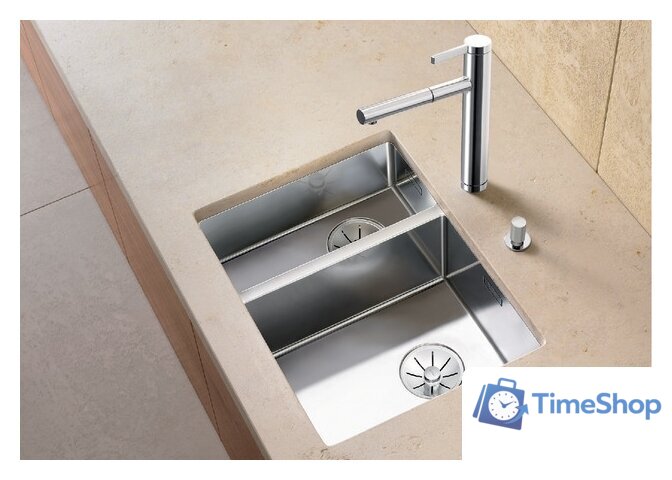 Кухонная мойка Blanco Claron 340/180-U (полированная, правая) - Изображение №4 — Интернет-магазин Time-Shop