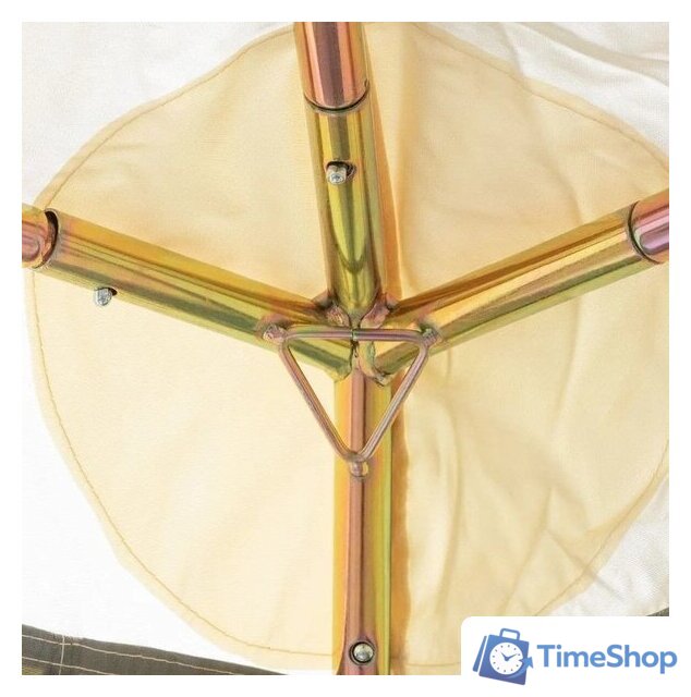 Тент-шатер Camping World Green Hotel Volga 138199 (зеленый/бежевый) - Изображение №8 — Интернет-магазин Time-Shop