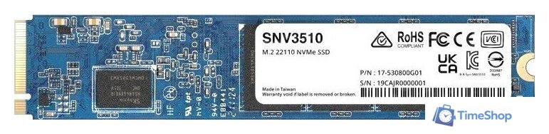 SSD Synology SNV3000 800GB SNV3510-800G - Изображение №1 — Интернет-магазин Time-Shop
