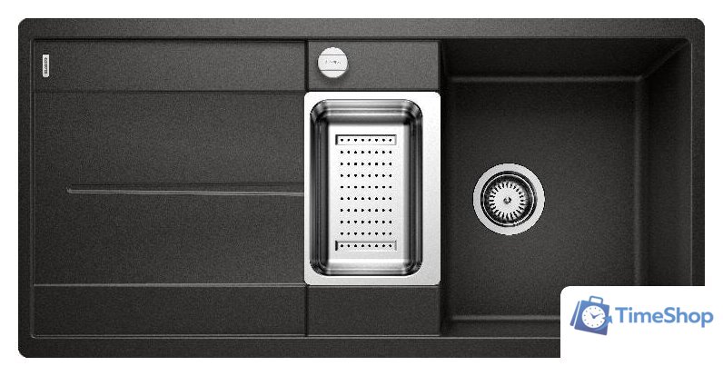 Кухонная мойка Blanco Metra 6 S-F 525929 (черный) - Изображение №1 — Интернет-магазин Time-Shop