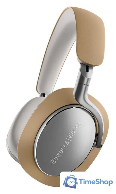 Наушники Bowers & Wilkins PX8 (бежевый/серебристый) - Изображение №9 — Интернет-магазин Time-Shop