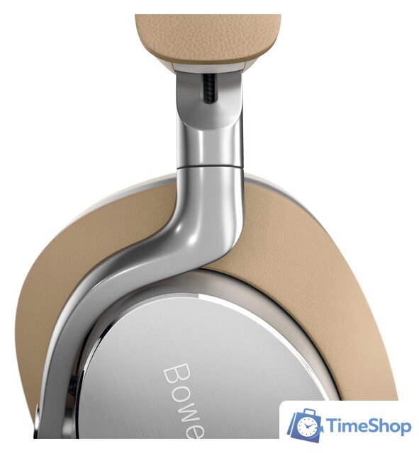 Наушники Bowers & Wilkins PX8 (бежевый/серебристый) - Изображение №5 — Интернет-магазин Time-Shop