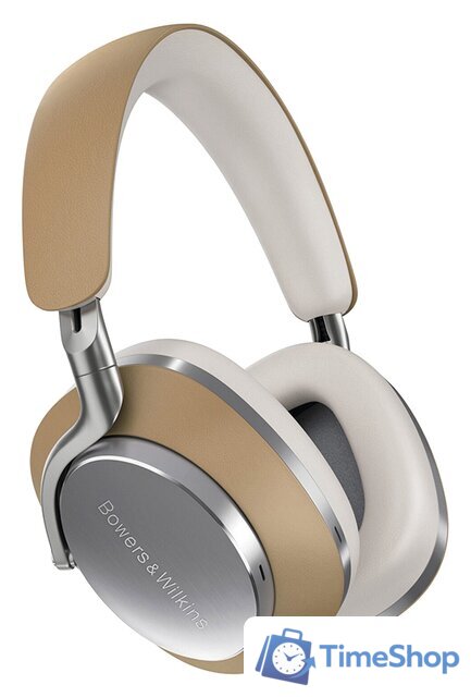 Наушники Bowers & Wilkins PX8 (бежевый/серебристый) - Изображение №6 — Интернет-магазин Time-Shop