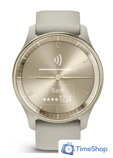Гибридные умные часы Garmin Vivomove Trend (французский серый) - Изображение №4 — Интернет-магазин Time-Shop